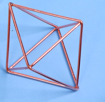 Octahedron Copper Frame