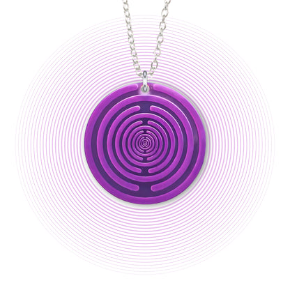 Tesla x Lakhovsky Purple Energy Pendant
