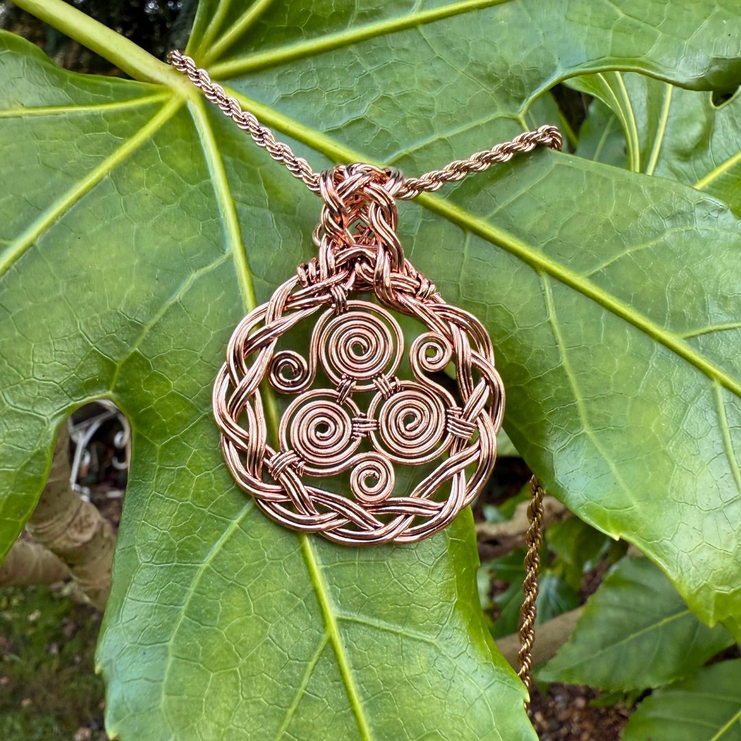 Handmade Triskelion Protection Amulet